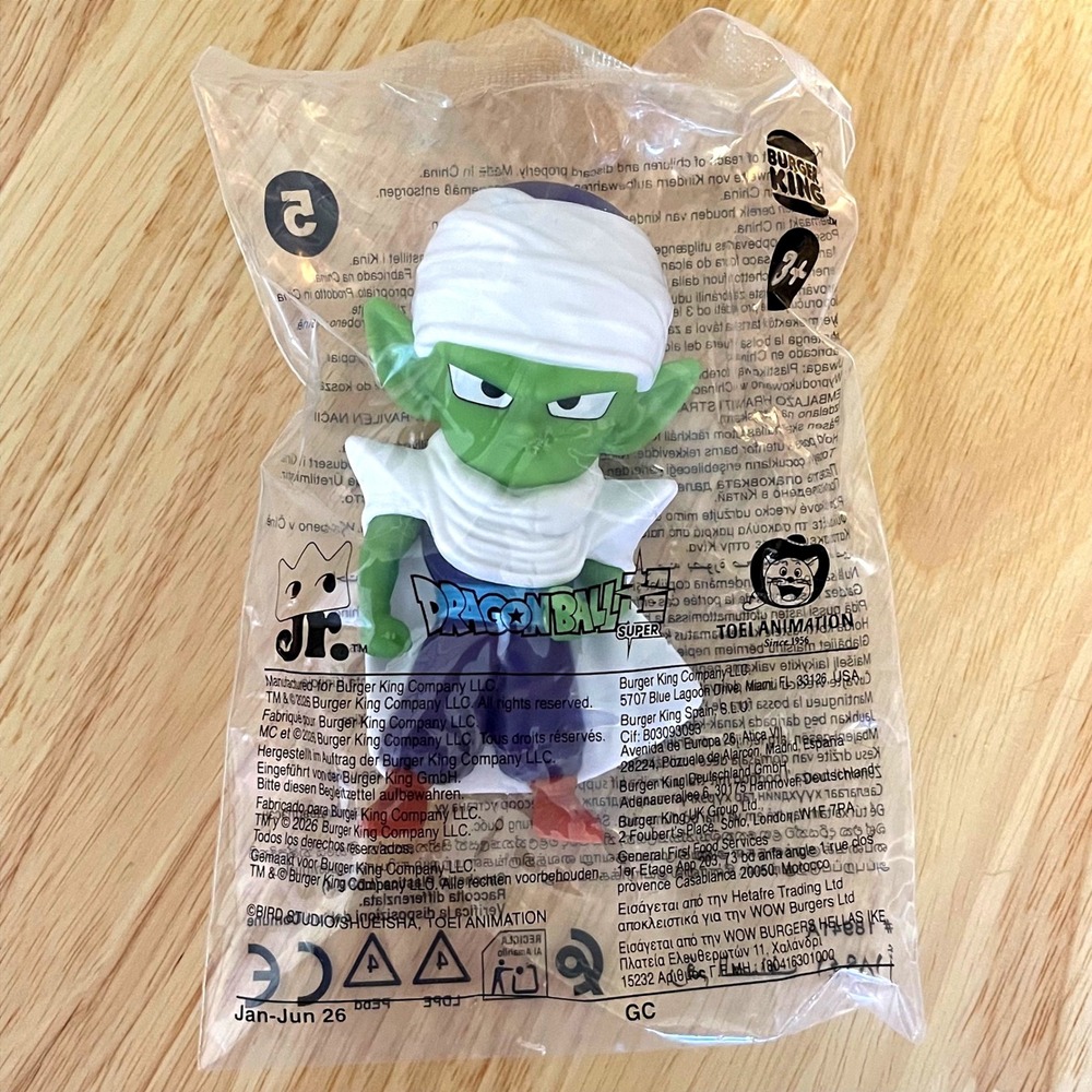 2026 Burger King Dragon Ball Super Piccolo #5 Figure NEW SEALED BK Toy